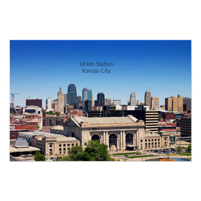 Póster Fotografía de Union Station, Kansas City, Misuri (Anverso)