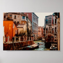 Fotografía de Venecia Gondola Canal Italia