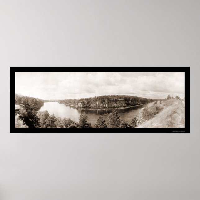 Póster Fotografía de Wisconsin de 1911 (Frente)