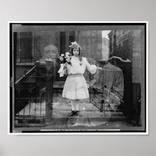 Póster Fotografía del alcohol del chica, C. 1905