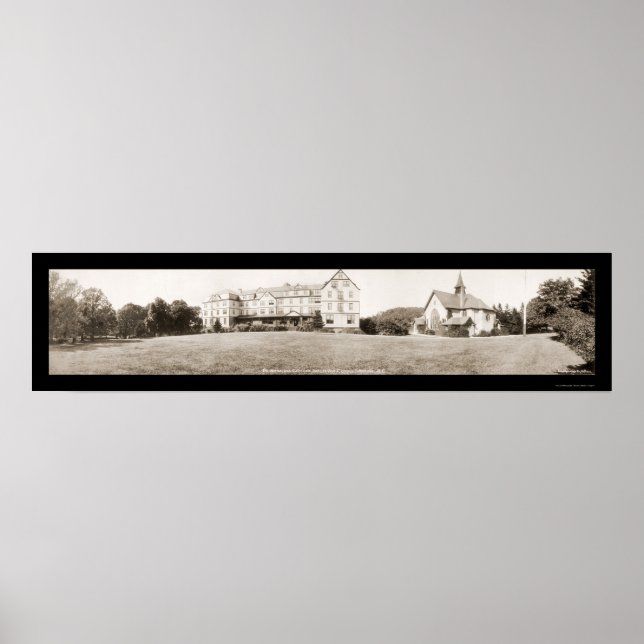 Póster Fotografía del Asheville College de 1910 (Frente)