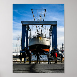 Póster Fotografía del Astillero de Port Townsend