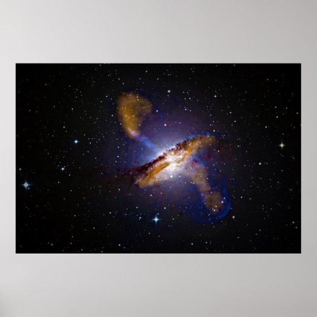Póster Fotografía del espacio de constelación Centaurus (Frente)