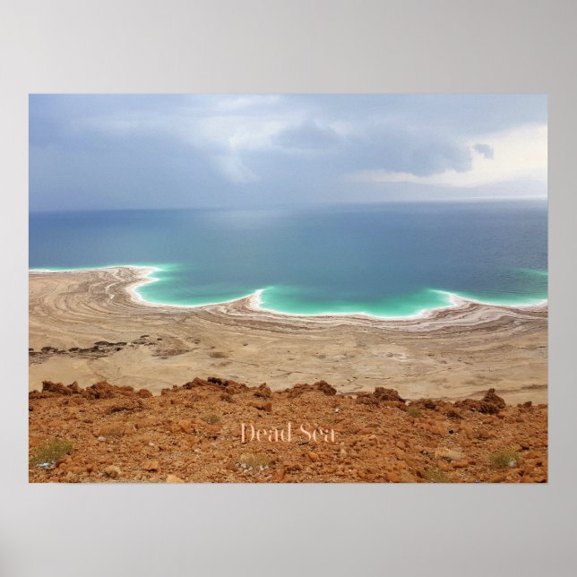 Póster Fotografía del Mar Muerto (Frente)