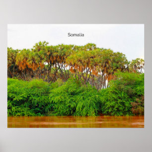 Póster Fotografía del paisaje de Somalia