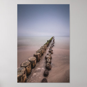 Póster Fotografía del paisaje del Mar Báltico