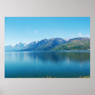 Póster Fotografía del paisaje del Parque Nacional Grand T