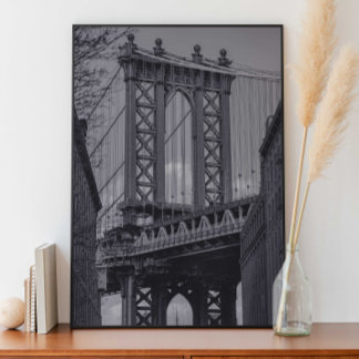 Póster Fotografía del puente de Manhattan, Dumbo, Brookly