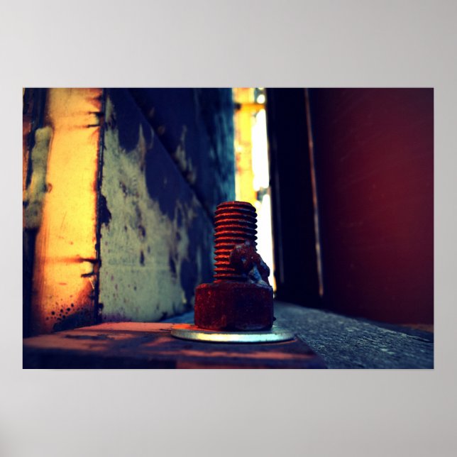 Póster Fotografía digital original - abstracto industrial (Frente)