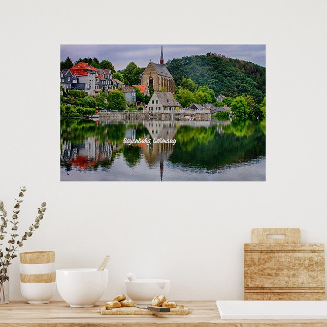Póster Fotografía escénica de Beyenburg, Alemania (Cocina)