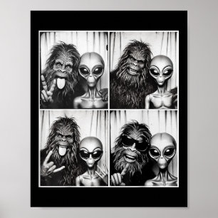 Póster Fotografía Graciosa De Fotografía Sasquatch Ufo Bi