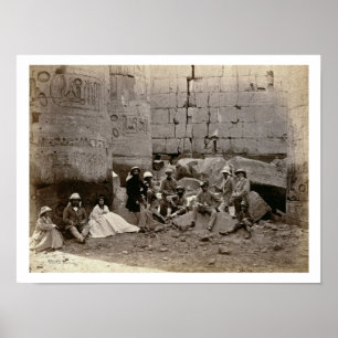 Póster Fotografía grupal en el Salón de las Columnas, Kar