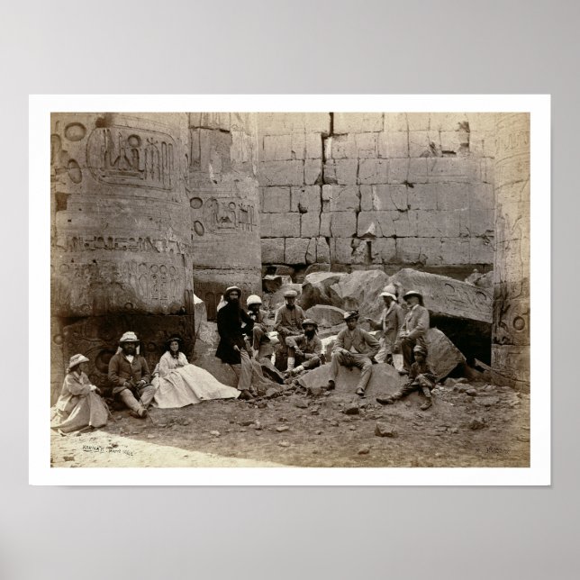 Póster Fotografía grupal en el Salón de las Columnas, Kar (Frente)