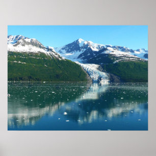 Póster Fotografía Hermosa de Alaska en el Fiordo de Colle