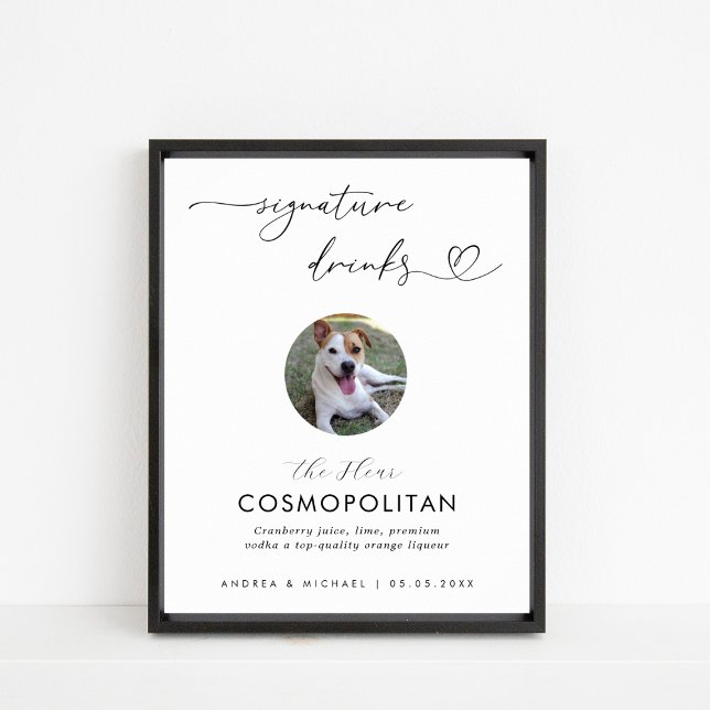 Póster Fotografia Mascota y corazón firma bebe Rótulo Bod (Subido por el creador)