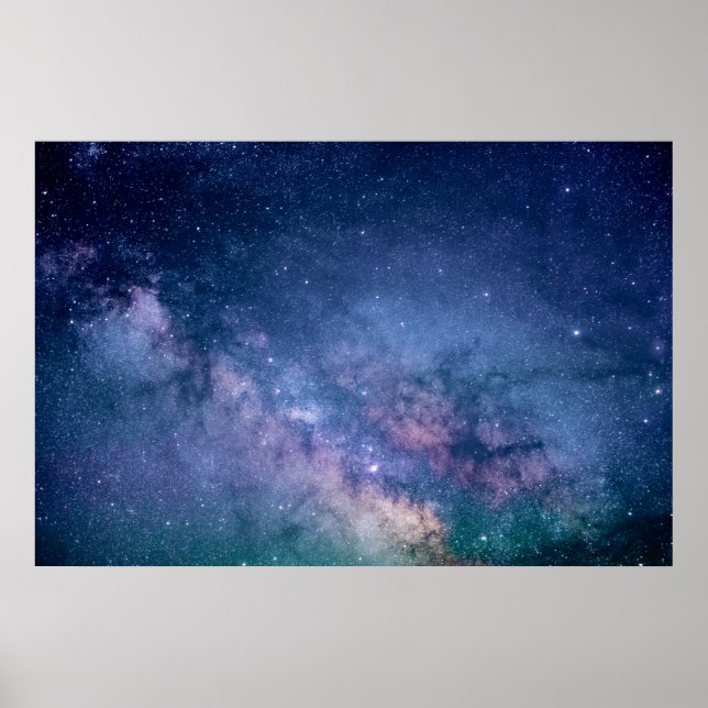 Póster Fotografía moderna de Night Sky Stars (Frente)