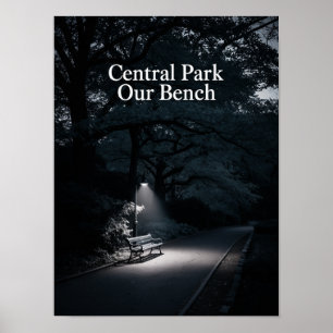 Póster Fotografía nocturna de nuestro banco en Central Pa