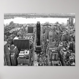 Póster Fotografía NYC En Blanco Y Negro