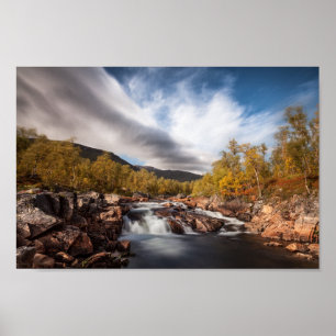 Póster Fotografía paisajística de Escandinavia
