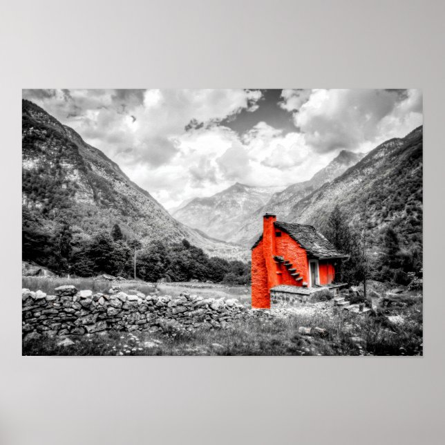Póster Fotografía paisajística rural (Frente)