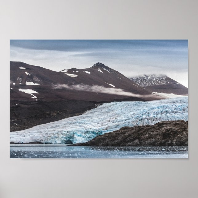 Póster Fotografía panorámica de Svalbard (Frente)