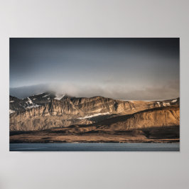 Póster Fotografía panorámica de Svalbard