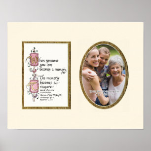 Póster Fotografía Personalizada de Recuerdo Simpática