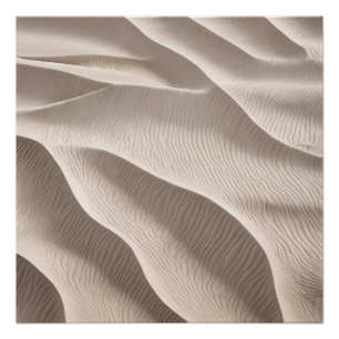 Póster Fotografía Playa Arena Beige Neutral suave