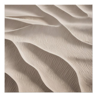 Póster Fotografía Playa Arena Beige Neutral suave