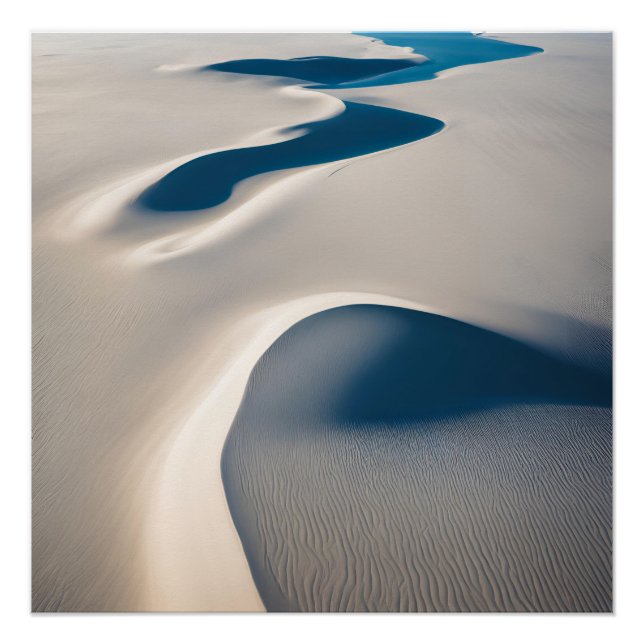 Póster Fotografía Playa Estética Sunset Neutral (Anverso)