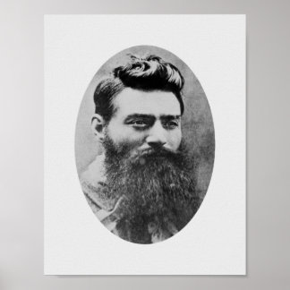 Póster Fotografía policial de Ned Kelly - 1880