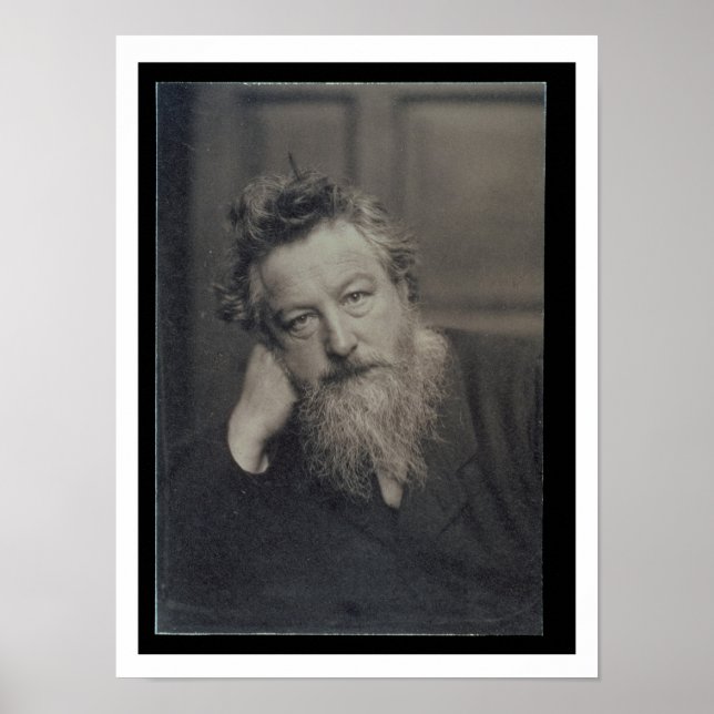 Póster Fotografía retrato de William Morris (1834-96) por (Frente)