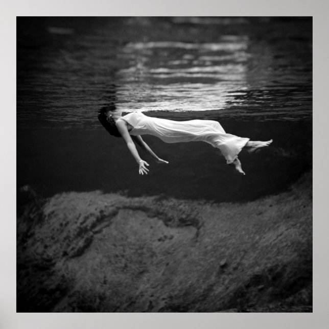 Póster Fotografía submarina de moda (Frente)