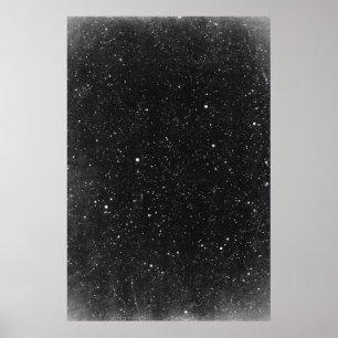 Póster Fotografía vintage en blanco y negro del cielo est
