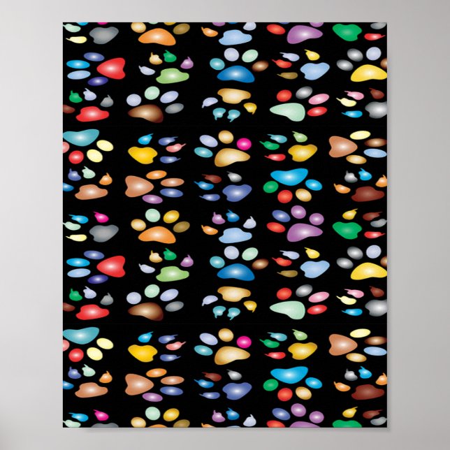 Póster Fotografías de colores (Frente)