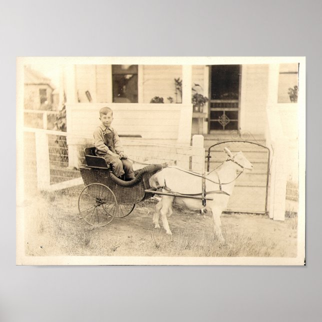 Póster Fotografías tempranas de niños, tema 04 (Frente)