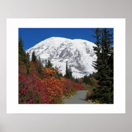 Póster fotográfico de colores de otoño del Monte R