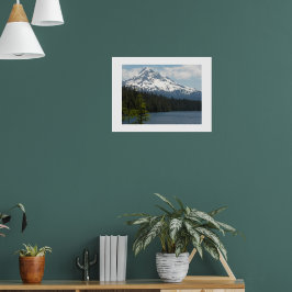 Póster fotográfico de esplendor de la montaña Moun