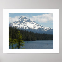 Póster fotográfico de esplendor de la montaña Moun