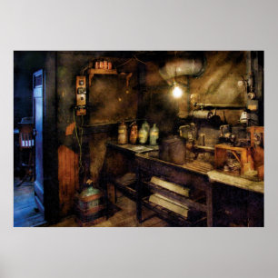 Póster Fotógrafo - el cuarto oscuro