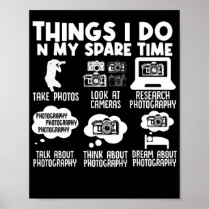Póster Fotógrafos de fotografía cosas que hago en mi repu