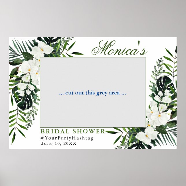 Póster Fotograma de la ducha orquídea florística bohemia (Frente)