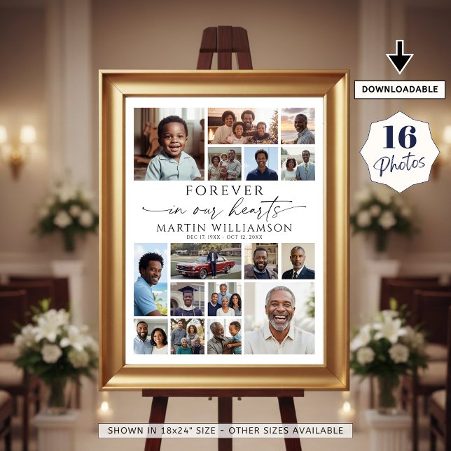 Póster Fotomontaje conmemorativo Por siempre en nuestros  (Subido por el creador)