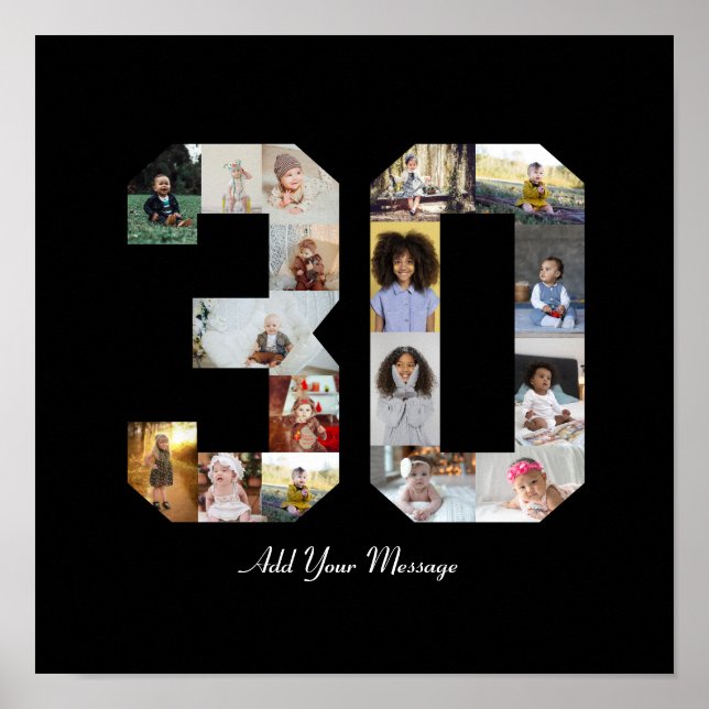 Póster Fotomontaje del número 30 (Frente)