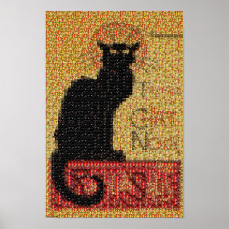 Póster fotomosaic-Tournée du Chat Noir