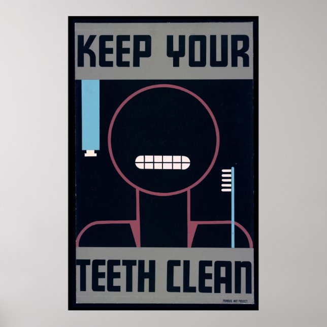 Póster Fotos antiguas de la vieja estética de Teeth (Frente)