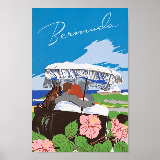 Póster Fotos antiguas estéticas de Bermudas (Frente)