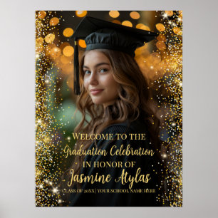 Póster Fotos de bienvenida de la fiesta de graduación mod