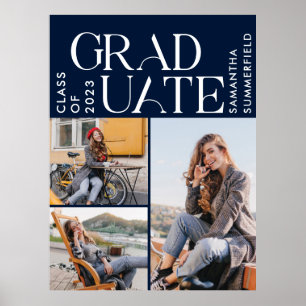 Póster Fotos de graduación en 2024: graduado de la Marina