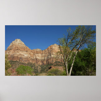 Póster Fotos de las rocas rojas en el Parque Nacional Zio